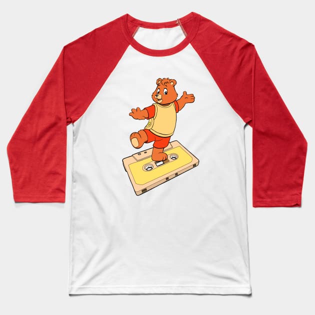 Teddy Ruxpin Baseball T-Shirt by hartelyhare